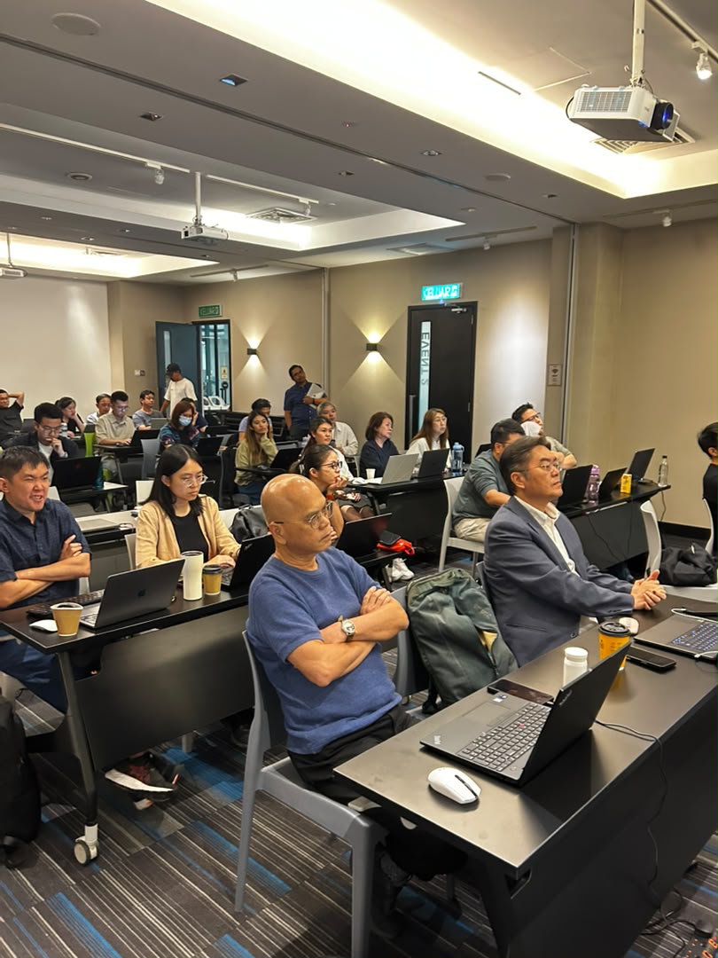 AI training course in session at AITraining2U in Malaysia — HRDC claimable
