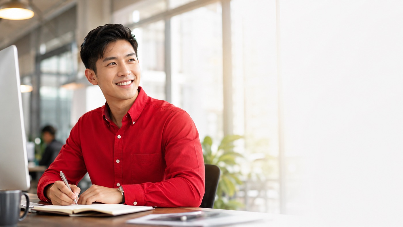 Malaysian customer-service professional using AI — AI skills for support teams