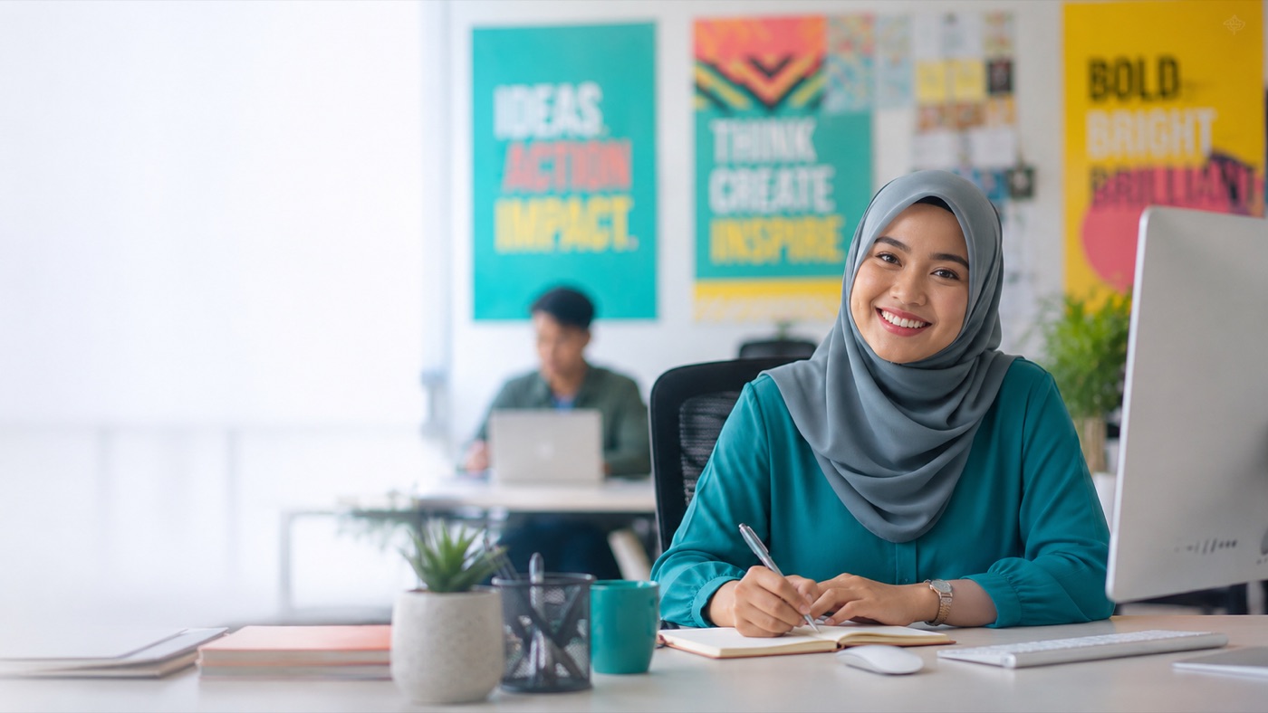 Malaysian professional in an AI awareness training session