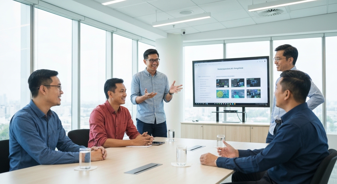 Department leads sharing AI automation results