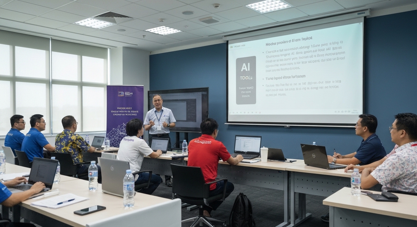Hands-on AI training workshop with Malaysian professionals