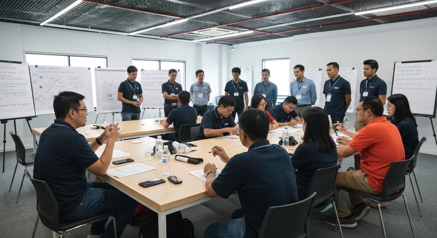 Team workshop achieving shared AI understanding