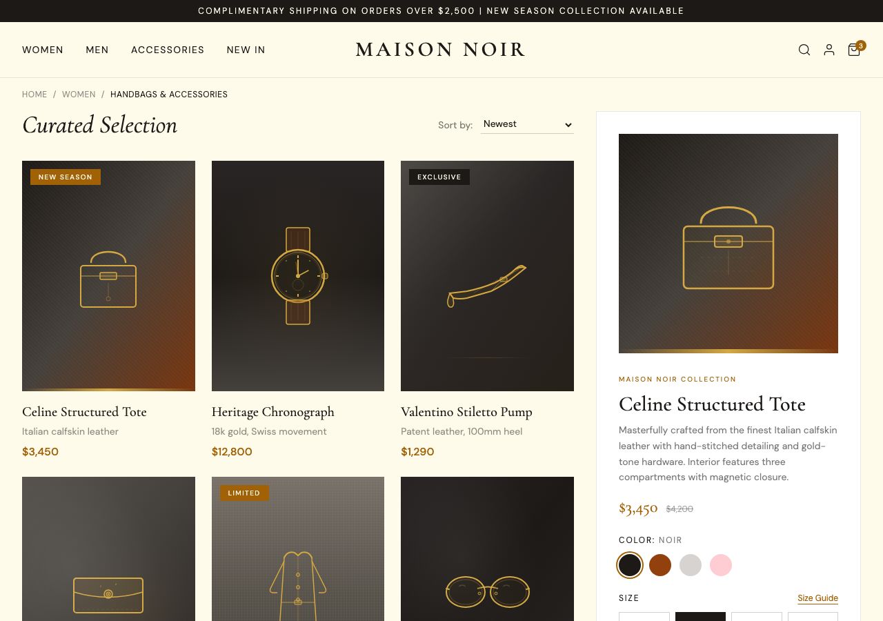 Luxury Ecommerce