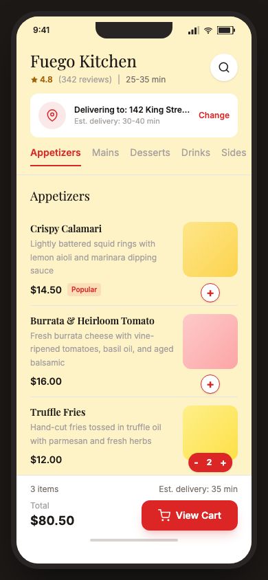 Restaurant Ordering